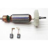 Normadia 250W Makita Tipi Ga 4530 Endüvi Rotor Kollektör ve Kömürü Seti - Seçenek 1