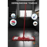 Normadia 2'li 60 cm Mikrofiber Şönil Püsküllü Yedek Mop Başlığı Seti - Ahşap - Ceviz - Seçenek 1