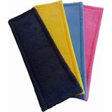 Normadia 2'li Mikrofiber Havlu Mop Seti, 60 cm Yedek Temizlik Aleti, Pratik ve Temizliği Kolaylaştırır - Antrasit - Seçenek 1