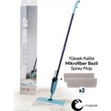 Normadia 360 Derece Dönen Premium Yüksek Kaliteli Spray Mop - Cappuccino - Seçenek 1