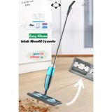 Normadia 360° Döner Başlıklı Mikrofiber Sprey Mop, 350 ml Su Hazneli - Altın - Gri - Seçenek 1