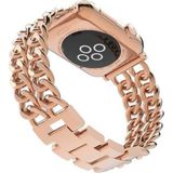 Normadia 38MM Metal Kordon ile Şık ve Zarif Akıllı Saat Aksesuarı - Seçenek 1 - Ahşap - Bej