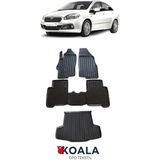 Normadia 3D Havuzlu Paspas Seti, Fiat Linea 2007-2023, Siyah, Bagaj Koruma - Seçenek 1 - Antrasit