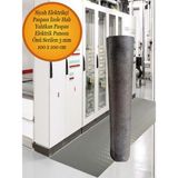 Normadia 3mm Siyah Elektrik Paspası 100X100CM Izole ve Yalıtkan Halı - Ahşap - Seçenek 1