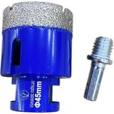 Normadia 45 mm Granit Mermer Seramik Delme Panç Spiral ve Matkap Uyumlu Aparat - Seçenek 1