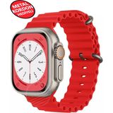 Normadia 49MM Ultra 2 Akıllı Saat, Çelik Kordon, Nfc, Bildirim, Sesli Arama - Seçenek 1 - Altın - Turkuaz