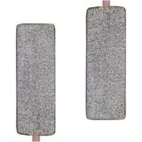 Normadia 4'lü Gri Mikrofiber Mop Yedek Bezi Seti, Temizlik Için Mükemmel Seçim - Fosforlu Yeşil - Seçenek 1