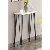 Normadia 60 cm Beyaz Modern Dresuar ile Şık ve Kullanışlı Köşe Konsolu - Açık Bej