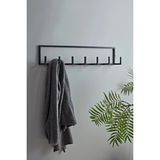 Normadia 7 Kollu Metal Duvar Askısı, Modern ve Şık Ev ve Banyo Düzenleyici - Seçenek 1 - Ahşap