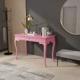 Normadia 80 cm Rustik Masif Pembe Dresuar, Şık ve Kullanışlı Ev Dekoru - Ahşap - Bej