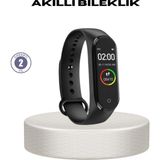 Normadia Akıllı Bileklik 0.96 Inç Ekran, Kalp Atış ve Kan Basınç Takibi, Su Dayanıklı - Seçenek 1 - Açık Bej
