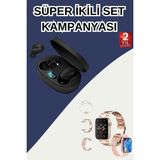 Normadia Akıllı Saat, Bileklik, Bluetooth Kulaklık, Çoklu Şarj Girişi - Seçenek 1 - Açık Bej