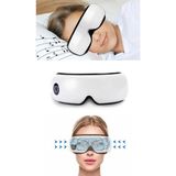Normadia Bluetooth ile Müzikli Isıtmalı Göz Masaj ve Uyku Maskesi - 1BW-Beyaz