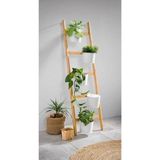 Normadia Büyük Boy Merdiven Askılık ve Havluluk, 150X30 Cm, Şık ve Fonksiyonel Tasarım - Seçenek 1 - Ahşap - Ceviz