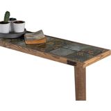 Normadia Büyük Boy Seramik Ahşap Dresuar, Antre ve Salon Için 122X20 cm - Ahşap - Ceviz