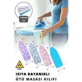 Normadia Büyük Boy Yanmaz Keçeli Ütü Masası Kılıfı, Kolay Kullanım ve Temizlik - Açık Bej - Seçenek 1