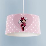 Normadia Büyük Kalpli Minnie Mause ve Puantiyeli Bebek ve Çocuk Odası Avizesi - Seçenek 1 - Açık Bej