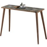 Normadia Büyük Seramik Ahşap Dresuar, Antre ve Salon Için, 100X32 cm - Ahşap - Ceviz
