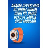 Normadia Çift Kordonlu Akıllı Saat, Bluetooth Bağlantılı, Çok Fonksiyonlu, 49 mm - Seçenek 1 - Açık Bej