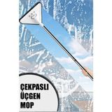 Normadia Çok Amaçlı Üçgen Mop, Cam, Duvar, Fayans ve Parke Temizleme Seti - 1BW-Beyaz - Seçenek 1