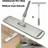 Normadia Dev Sihirli Mop, Silikon Cam Çekçek ve Mikrofiber Sprey Paspası - Cappuccino - Seçenek 1