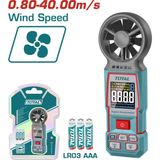 Normadia Dijital Anemometre Yüksek Kalite, Hassas Hava Hızı Ölçüm Cihazı - Seçenek 1