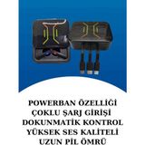Normadia Dijital Göstergeli Bluetooth Kulaklık ve Akıllı Saat ile Bildirim ve Alarm - Seçenek 1 - Açık Bej