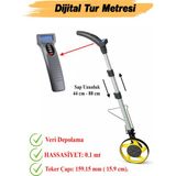 Normadia Dijital Yol Ölçüm Metresi, 0.1m Hassasiyet, 44-88CM, Metrik ve Inç Ölçüm - Seçenek 1