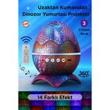 Normadia Dinozor Yumurtası Galaxy Projektör Bluetooth Hoparlör Gece Lambası