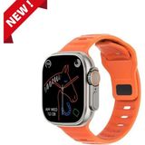 Normadia Doxx Watch 8 Ultra 49MM Tam Ekran Akıllı Saat, Kablosuz Şarj, Android ve Ios Uyumlu - Seçenek 1 - Altın
