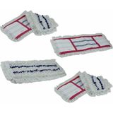 Normadia Eko Pamuk Nemli Mop 10'lu Paket, 40CM, 80GR, Temizlik Seti - 1BW-Beyaz - Seçenek 1
