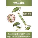 Normadia Elmacık Kemiği Masaj Aleti, Yeşim Taşı, Parlak ve Pürüzsüz Cilt Için - Antrasit