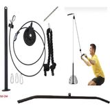 Normadia Ev Tipi Cable Crossover Çalışma Istasyonu, Çok Fonksiyonlu Fitness Ekipmanı - Ahşap - Seçenek 1