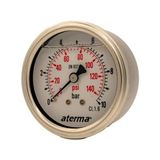 Normadia F400 Gliserin Dolgulu Standart Seri Manometre, Yüksek Hassasiyetli Ölçüm Cihazı - Seçenek 1