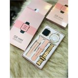 Normadia G9 Mini Plus 3 Kordonlu Rose Akıllı Saat Bayanlar Için 41MM 2024 - Seçenek 1 - Ahşap - Bej