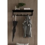 Normadia Geniş 6 Kancalı Portmanto Duvar Askısı, Ev ve Ofis Şıklığına Uygun - Seçenek 1 - Açık Bej