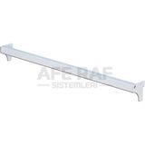 Normadia Giyim Mağazası Raf Sistemi ve Askılık Standı, 70 Cm, Şık ve Kullanışlı - Seçenek 1 - 1BW-Beyaz