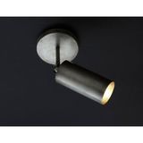 Normadia Gri Fırçalı LED Spot Aplik ve Avize, Modern ve Şık Tasarım - Seçenek 1 - Altın - Gri