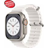 Normadia Gri Kasa Akıllı Saat, Çelik Kordon, Nfc, Bildirim, Sesli Arama, 49MM, Hediyeli - Seçenek 1 - 1BW-Beyaz