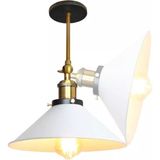 Normadia Hareketli Vintage Rustik Avize, 22 cm Genişlik, Şık ve Şık Tasarım - Seçenek 1 - 1BW-Beyaz