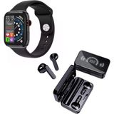 Normadia Iphone 7 Plus Uyumlu, Premium Set, Ekran Koruyucu, Akıllı Saat, Powerbank, Kulaklık - Seçenek 1 - Ahşap