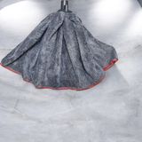 Normadia Jumbo Boy Gri Mikrofiber Mop Paspas Yedek Ucu, Çizmez ve Sessiz Doku - Altın - Gri - Seçenek 1