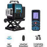 Normadia Lazer Terazi ve Lazer Metre ile Tripod MK12 Seti, Hassas Ölçüm Aracı - Seçenek 1
