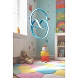 Normadia Mavi Kasalı LED Avize, Salon, Antre, Mutfak ve Çocuk Odası Için Işık - Seçenek 1 - Ahşap - Ceviz