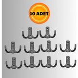 Normadia Metal Askı Seti, Şık ve Pratik Portmanto ve Dolap Askısı (10 Adet) - Seçenek 1 - Açık Bej
