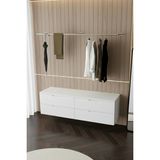Normadia Metal Duvara Monte Elbise Askısı, 145X25 Cm, Şık ve Dayanıklı Tasarım - Seçenek 1 - Altın - Gümüş - Bakır