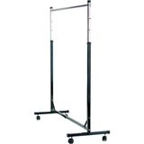 Normadia Metal Elbise Askılığı, Ayarlı Tekli Stand, Dayanıklı ve Pratik Kullanım - Seçenek 1 - 1BW-Beyaz