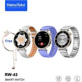 Normadia Mini 42MM Kadın Akıllı Saat, 3 Kordon, Flamingo Bileklik Hediyeli - Seçenek 1 - Altın - Gümüş - Bakır