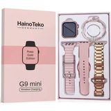 Normadia Mini Akıllı Saat Rose Kordon, IPhone ve Android Uyumluluğu - Seçenek 1 - Ahşap - Bej