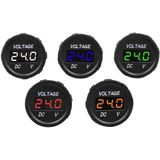 Normadia Mini Dijital Voltmetre, 75V'YE Kadar, LED Göstergeli, Turuncu Renk - Seçenek 1